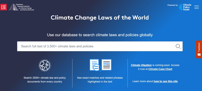 Thumbnail for Climate Policy Radar and Grantham Research Institute launch revamped research resource